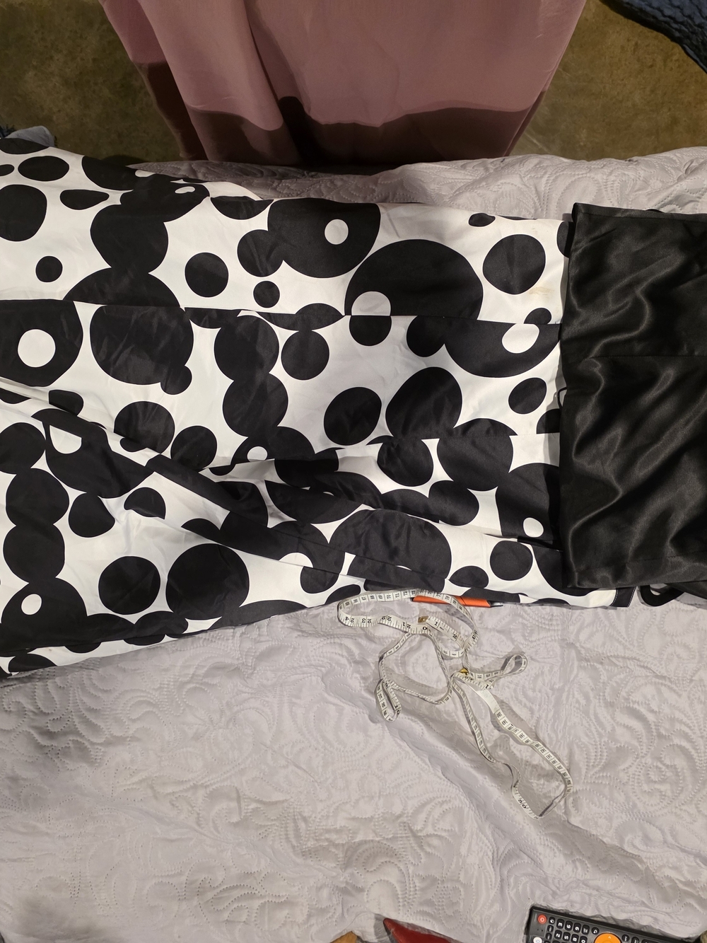 VENUS Black Strapless Top with Black and White Polka Dot Skirt - Picture 5 of 6